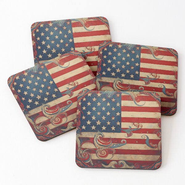 Item preview, USA flag art designed and sold by Andre Faubert.
