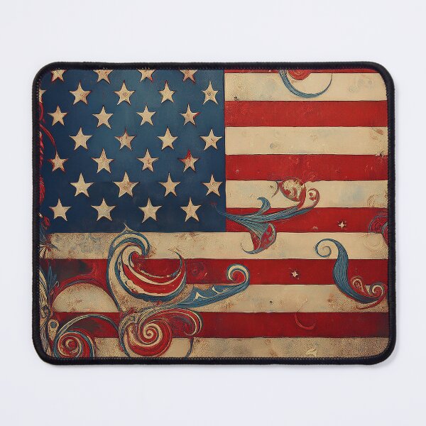 Item preview, USA flag art designed and sold by Andre Faubert.