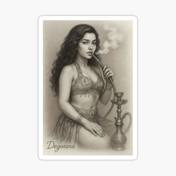 Artikel-Vorschau von Shisha Muse in Graphit, designt und verkauft von MoArtShop.