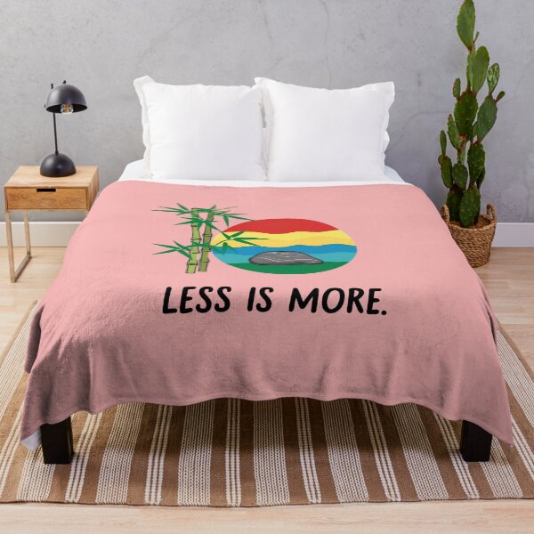 Item preview, Less Is More – Zen Minimalist Aesthetic Design designed and sold by Chroma Dreams .