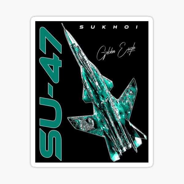 Vista previa del artículo con la obra «Sukhoi SU-47, el avión de combate ruso Golden Eagle», diseñado y vendido por Aerolovers.