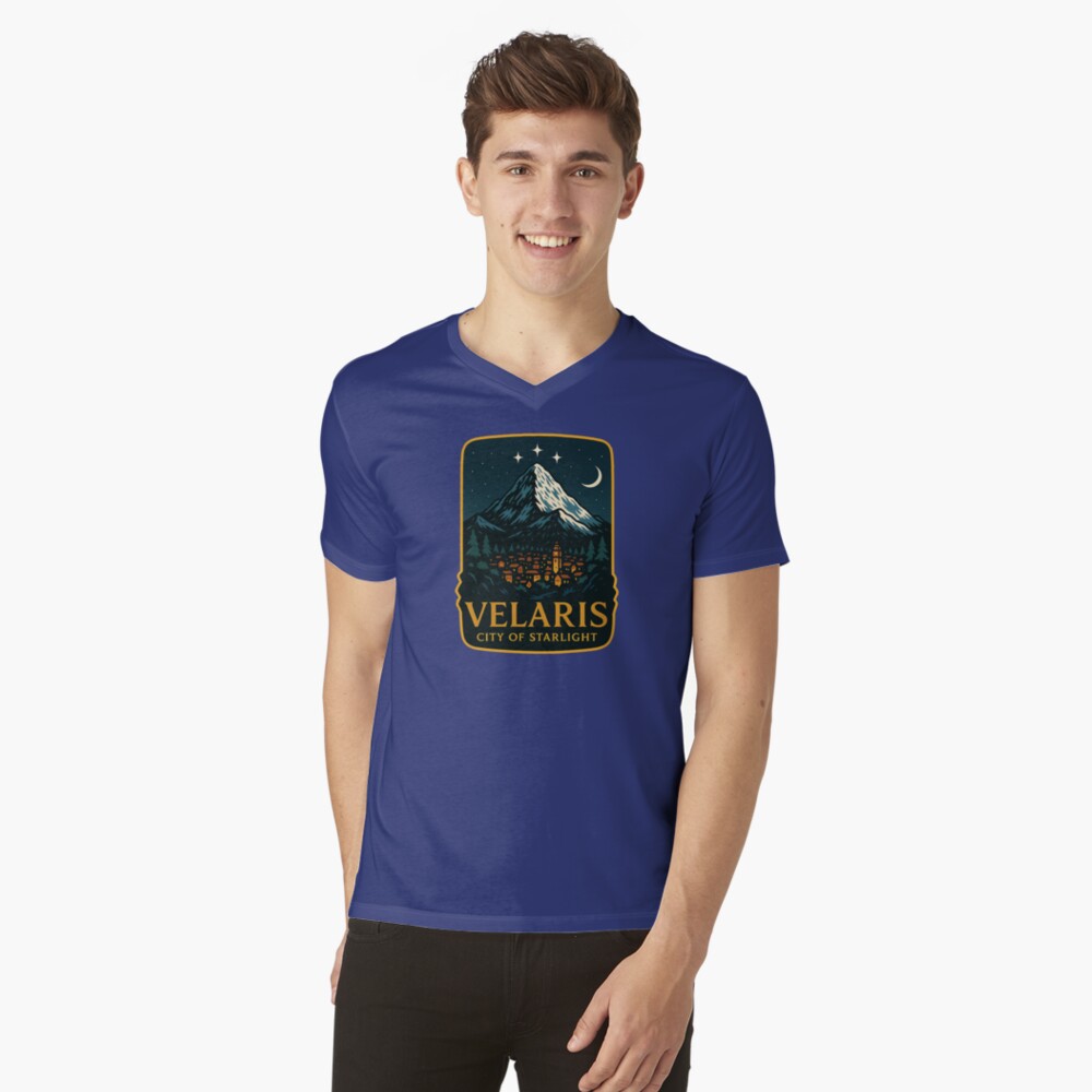 Item preview, V-Neck T-Shirt designed and sold by ReasonsImBroke.