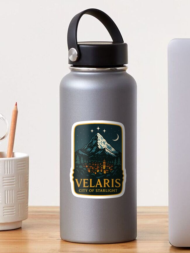 Thumbnail 1 of 3, Sticker, Velaris City of Starlight designed and sold by ReasonsImBroke.