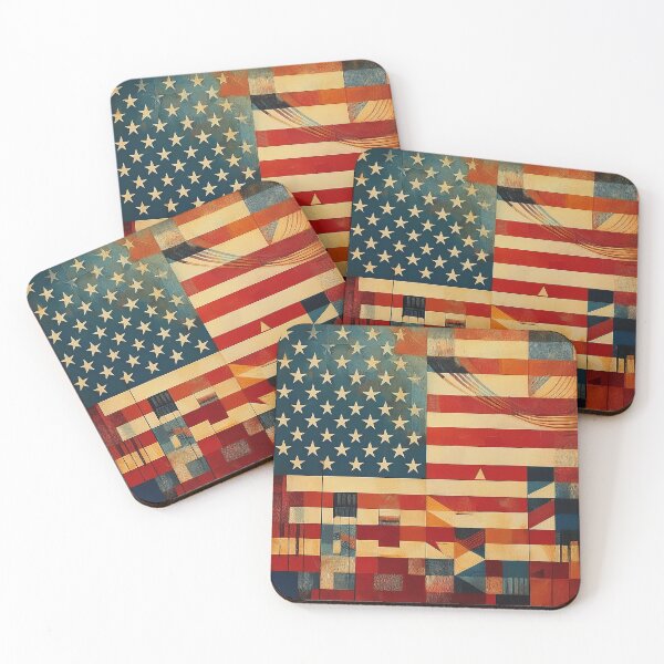 Item preview, USA flag art designed and sold by Andre Faubert.