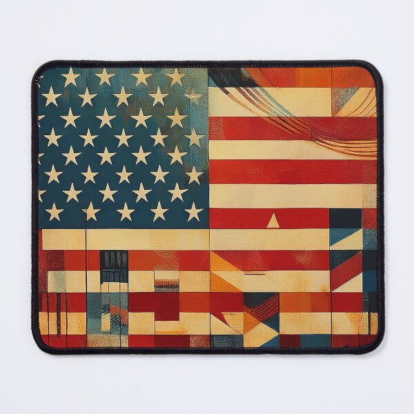 Item preview, USA flag art designed and sold by Andre Faubert.