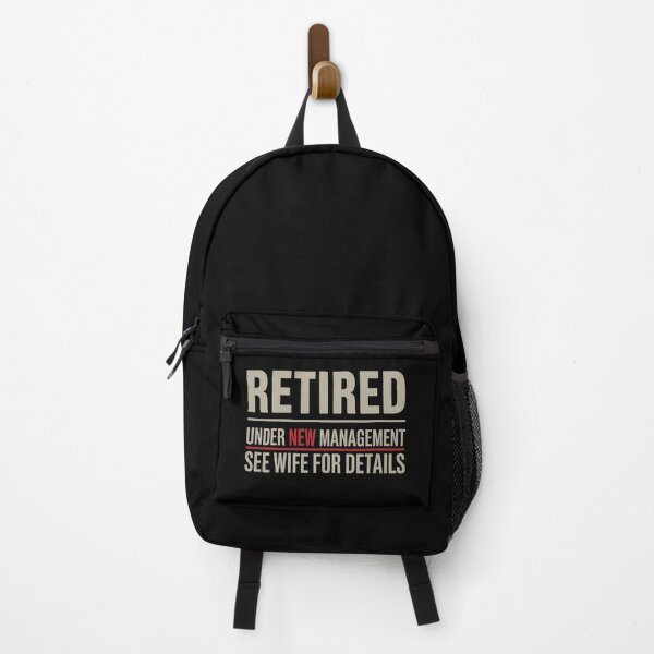 Item preview, Retired Under New Management See Wife For Details - A funny gift for a husband, dad, grandpa, or coworker who's just retired and loves a good laugh. designed and sold by ZyziowskyArt.