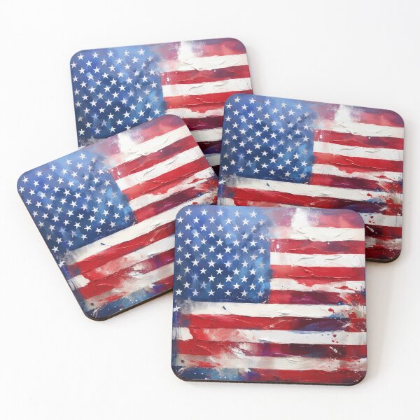 Item preview, USA flag art designed and sold by Andre Faubert.