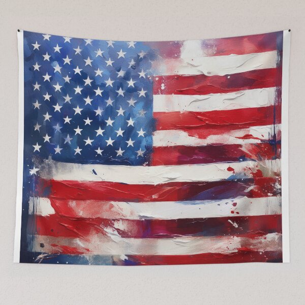 Item preview, USA flag art designed and sold by Andre Faubert.