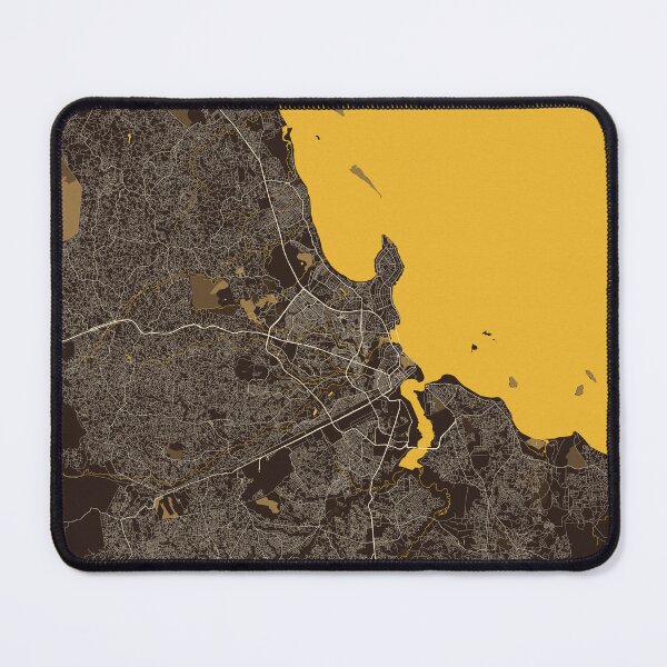 Item preview, Dar es Salaam City Map of Tanzania - Pastel designed and sold by deMAP.