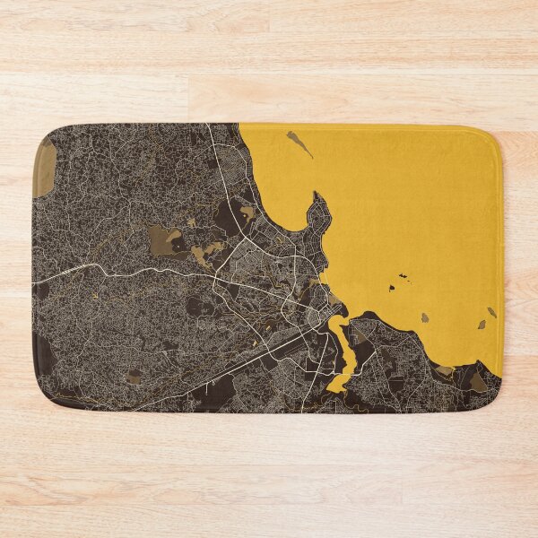 Item preview, Dar es Salaam City Map of Tanzania - Pastel designed and sold by deMAP.