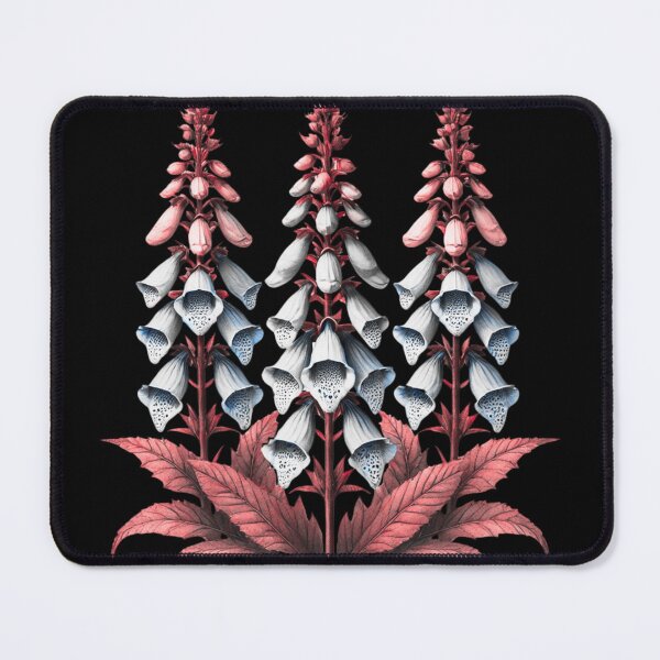 Item preview, Foxglove in Red and Black. Poison Garden Plant.  designed and sold by WickedLibrary.