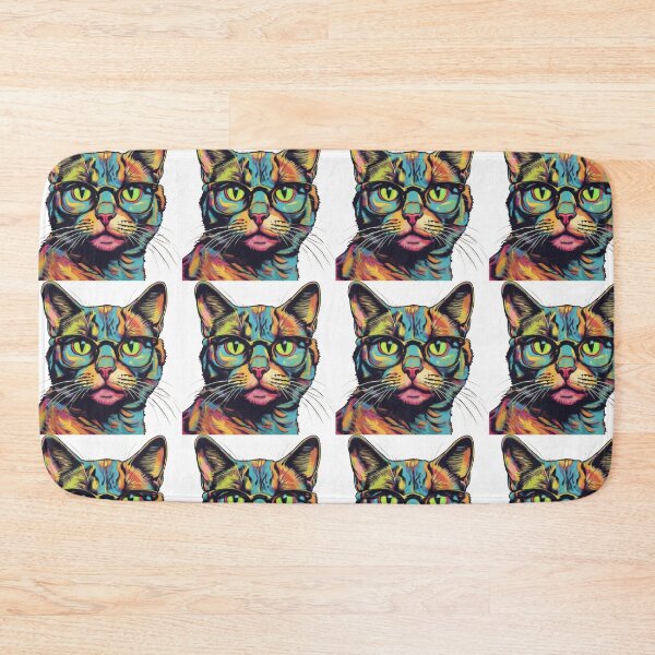 Artikel-Vorschau von Katzen-Pop-Art, designt und verkauft von Pixel  Playground.