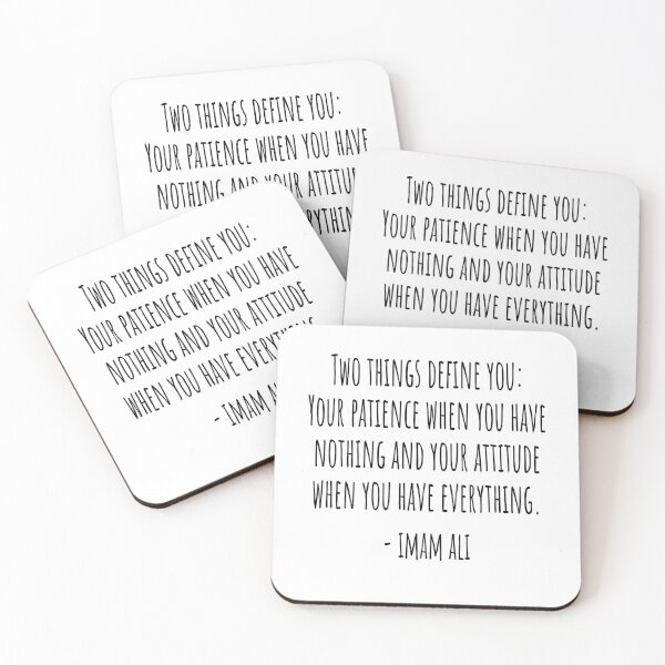 Item preview, Two things define you... ― Imam Ali designed and sold by QuotesBerry.