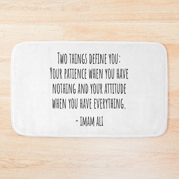 Item preview, Two things define you... ― Imam Ali designed and sold by QuotesBerry.