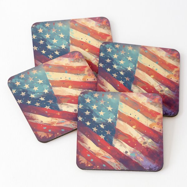 Item preview, USA flag art designed and sold by Andre Faubert.