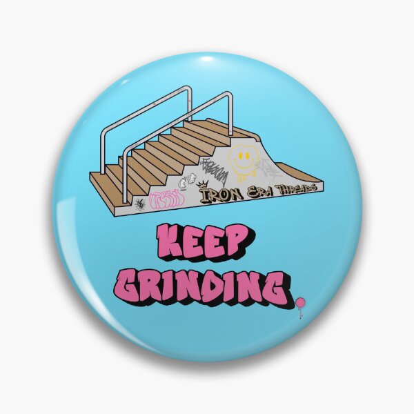 Item preview, KEEP GRINDING. designed and sold by IronEraThreads.