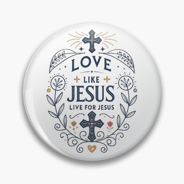 Item preview, Love Like Jesus, Live for Jesus designed and sold by likbatonboot.