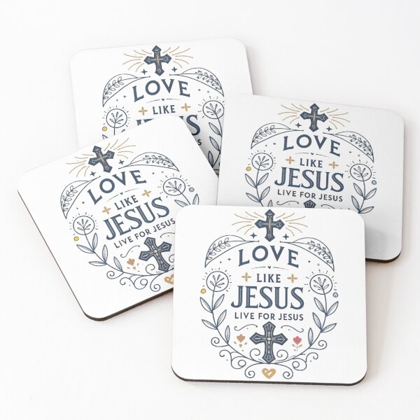 Item preview, Love Like Jesus, Live for Jesus designed and sold by likbatonboot.