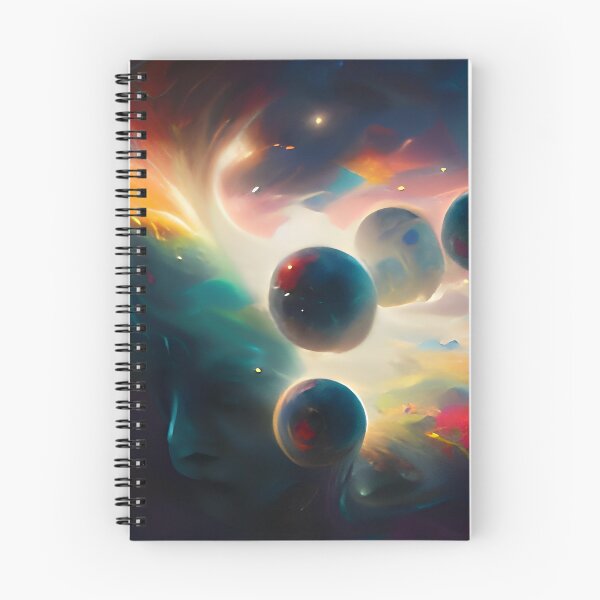 Item preview, Surreal Cosmic Mindscape with Floating Spheres designed and sold by Amr Siam.