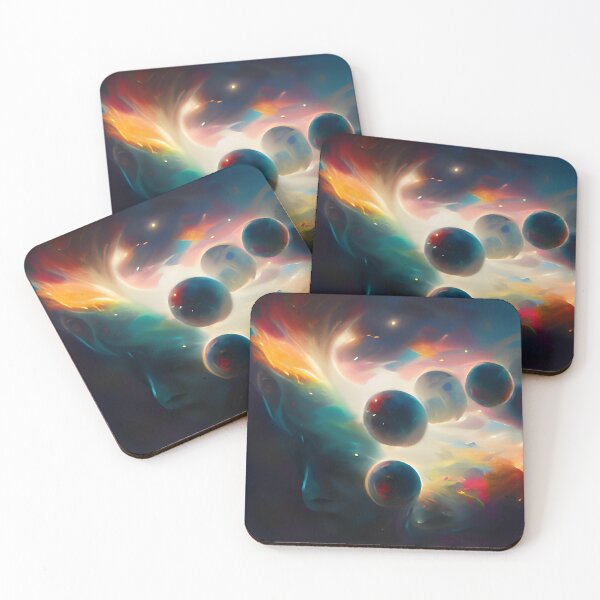 Item preview, Surreal Cosmic Mindscape with Floating Spheres designed and sold by Amr Siam.