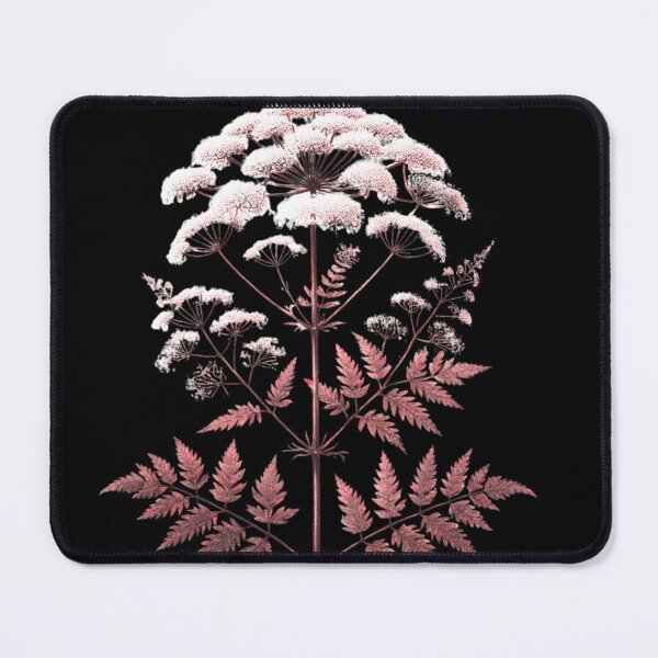 Item preview, Poison Hemlock in Red and Black. Poison Garden. designed and sold by WickedLibrary.