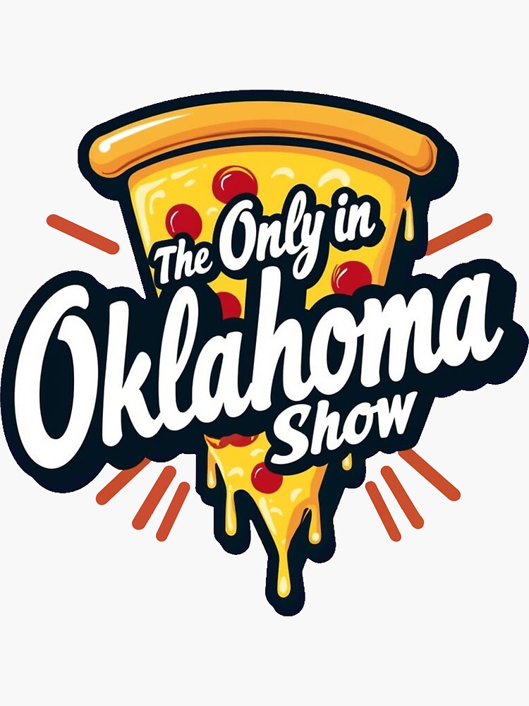Thumbnail 3 of 3, Sticker, Only in OK Show Pizza designed and sold by OnlyinOKShow.