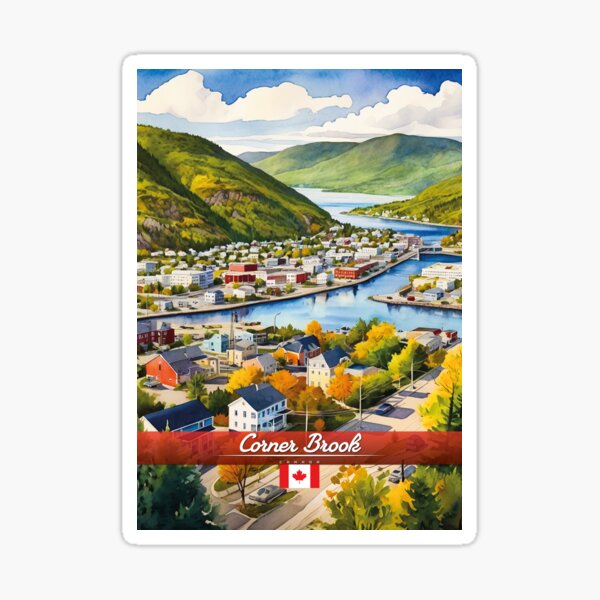 Item preview, Corner Brook Canada Travel  designed and sold by Thistle-TShop.