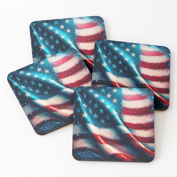 Item preview, USA flag art designed and sold by Andre Faubert.