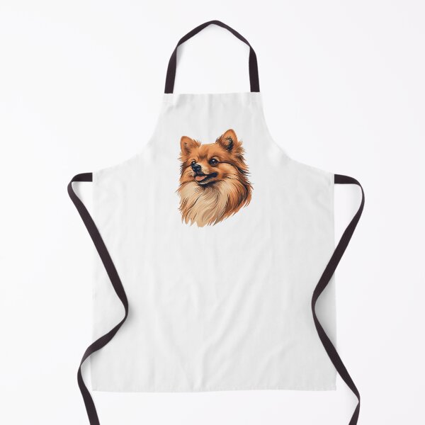 Item preview, Fluffy Joy: Pomeranian or Small German Spitz Portrait designed and sold by MYK-Printing.