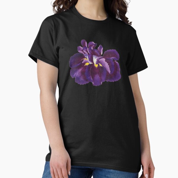 Item preview, Exquisite Japanese Floral Art Print. Whimsical Vintage Iris: Elegance & Fantasy designed and sold by Starpuffdesign.