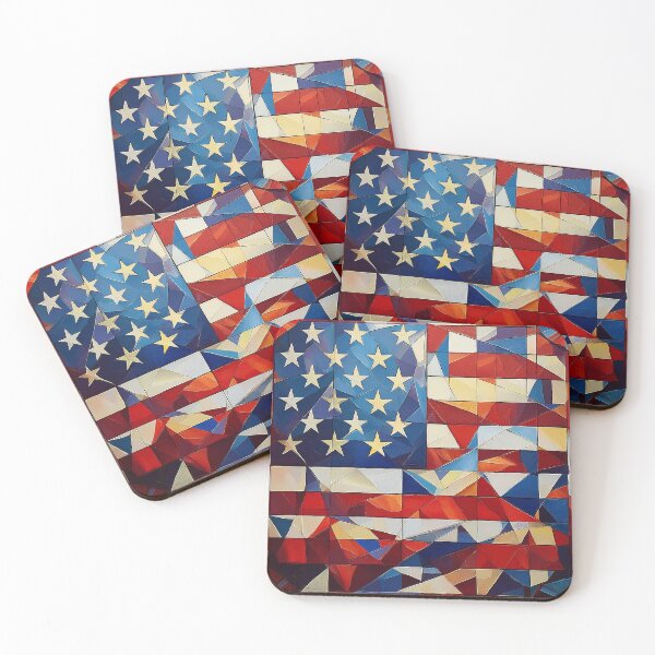 Item preview, USA flag art designed and sold by Andre Faubert.