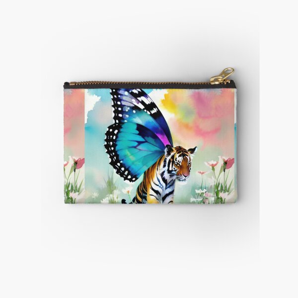 Item preview, Butterfly Tiger In A Field Of Tall Spring Daisies And A Tie Dye Sky designed and sold by CarrollGene.