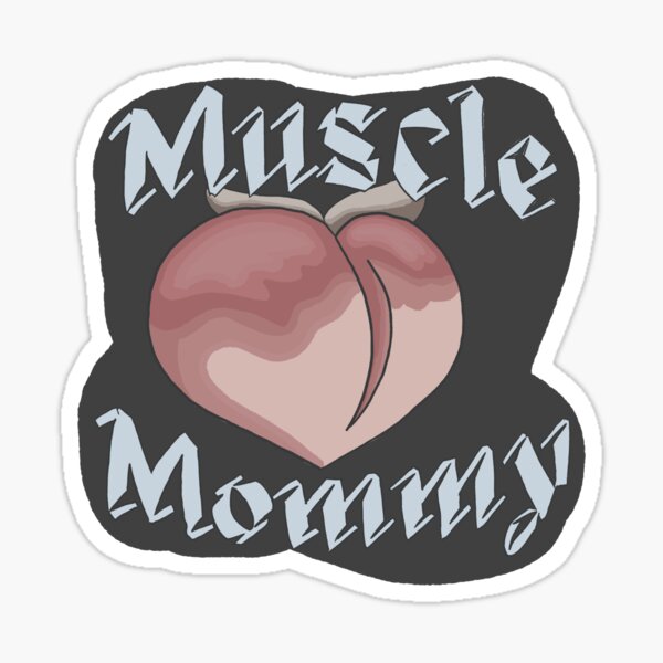 Item preview, Muscle Mommy - peach love designed and sold by Basiinaa.
