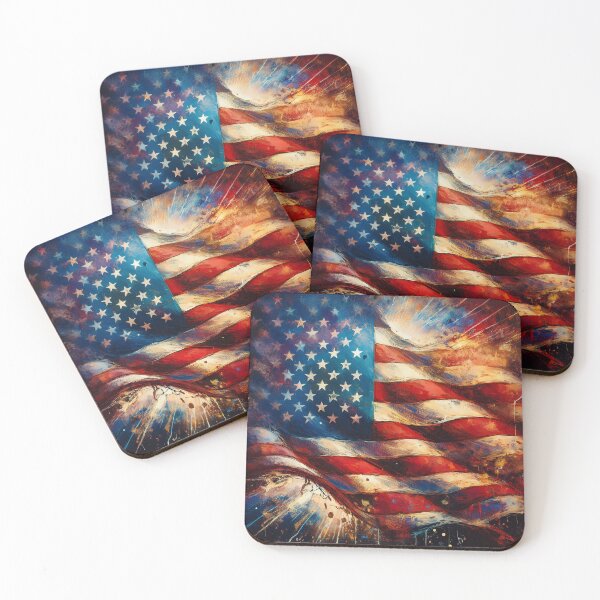 Item preview, USA flag art designed and sold by Andre Faubert.