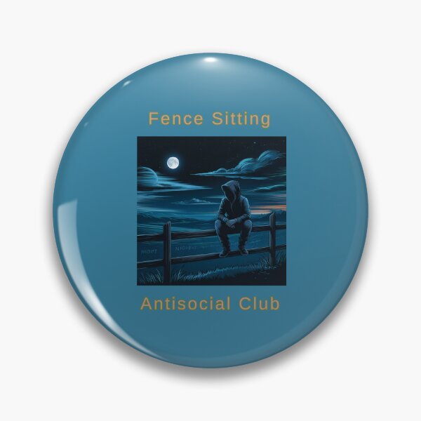Item preview, Fence Sitting Antisocial Club designed and sold by TrendsLook.