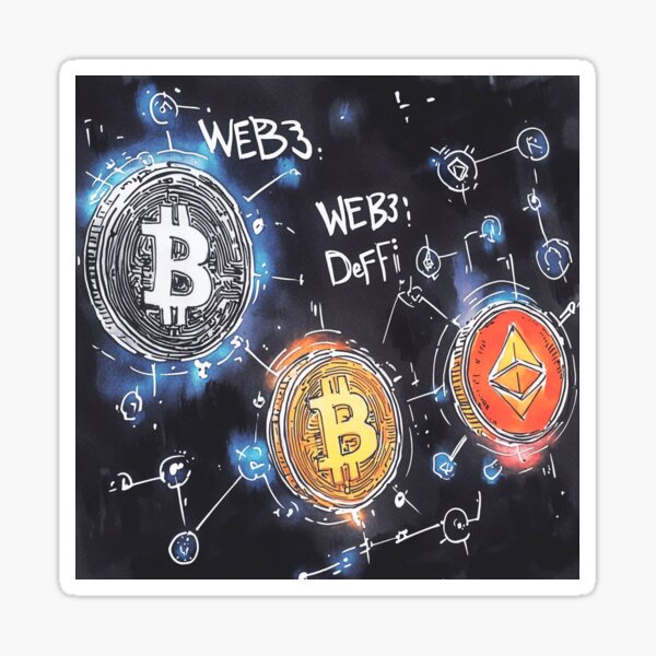 Aperçu de l'œuvre Circuit Web3 DeFi – Illustration de l'univers cryptographique créée et vendue par SergiW.