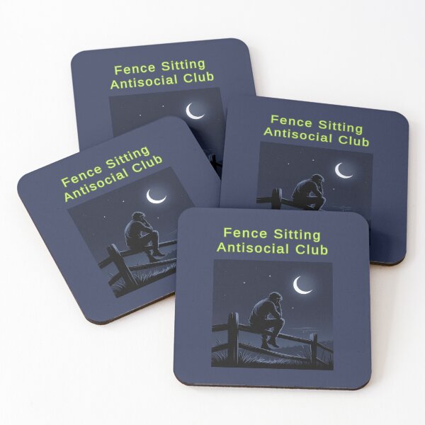 Item preview, Fence Sitting Antisocial Club designed and sold by TrendsLook.