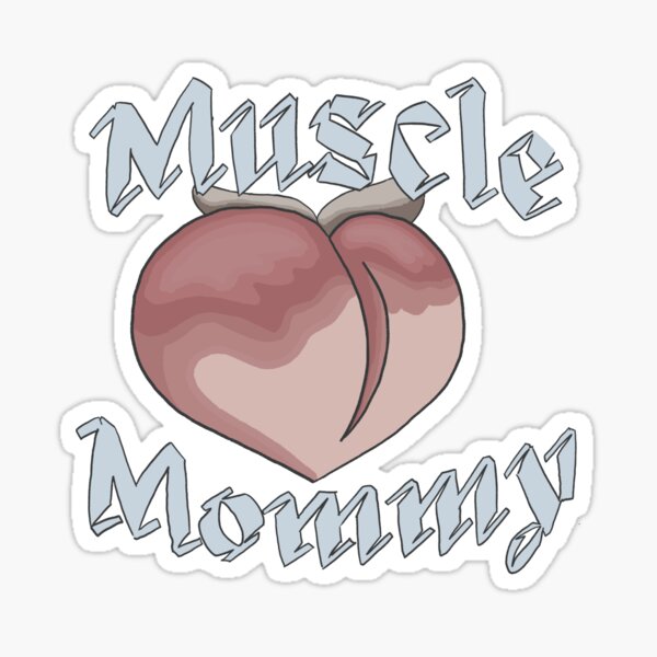Item preview, Muscle Mommy - peach love | dark version  designed and sold by Basiinaa.