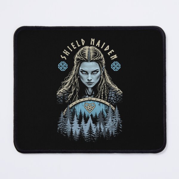 Item preview, Shield Maiden Strong Viking Woman Warrior Norse Mythology designed and sold by GrandeDuc.
