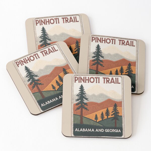 Item preview, Pinhoti Trail - Patch Style Hiking badge - Alabama and Georgia designed and sold by pixelated_echoes.