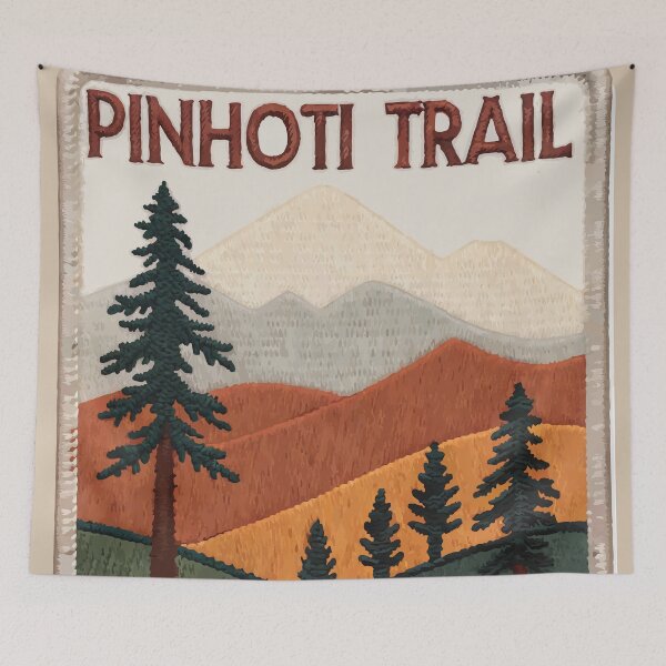 Item preview, Pinhoti Trail - Patch Style Hiking badge - Alabama and Georgia designed and sold by pixelated_echoes.