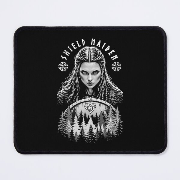 Item preview, Shield Maiden Strong Viking Woman Warrior Norse Mythology designed and sold by GrandeDuc.