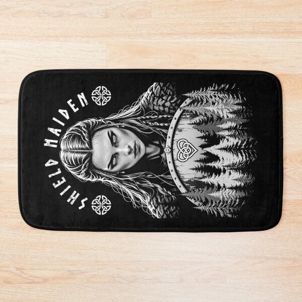 Item preview, Shield Maiden Strong Viking Woman Warrior Norse Mythology designed and sold by GrandeDuc.