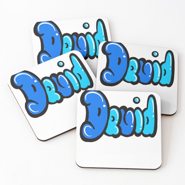 Item preview, David name in blue graffiti calligraphy Top 10 best personalised gifts for boys and men David designed and sold by Artonmytee.