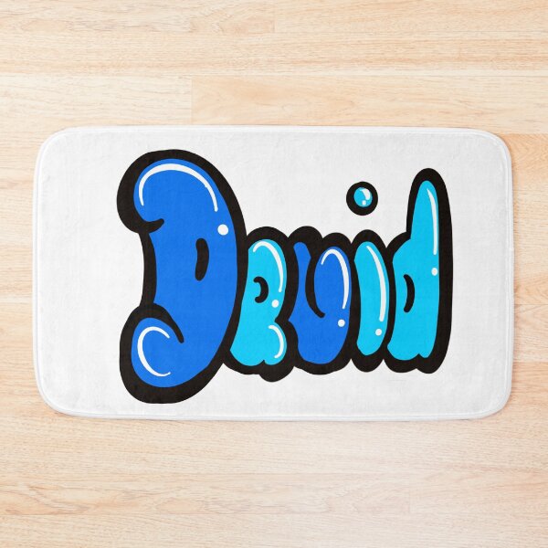 Item preview, David name in blue graffiti calligraphy Top 10 best personalised gifts for boys and men David designed and sold by Artonmytee.