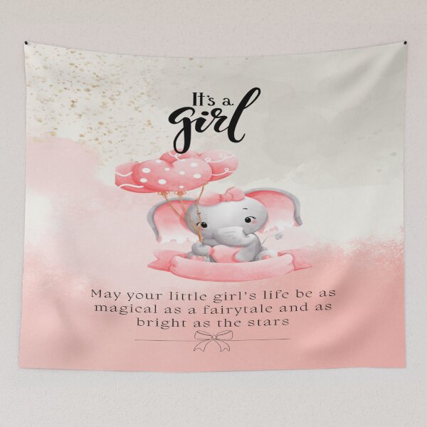 Item preview, It's A Girl | Lined Baby Journal for Girl designed and sold by skkyfaithArtz.