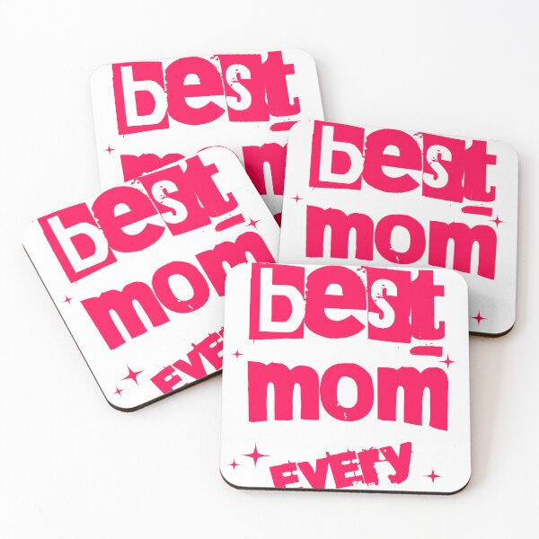 Item preview, Bold Pink Best Mom Every Day designed and sold by yasarstore.