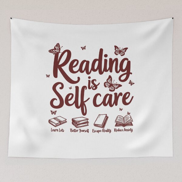 Item preview, Reading Is Self-care, ABA Therapist, Speech Therapy, BCBA, Bookish Mental Health, RBT, AAC designed and sold by behindthefacts.