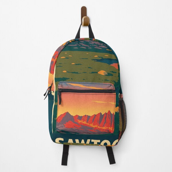 Item preview, Sunrise on the Sawtooth Ridge Vintage Poster designed and sold by ~ Roodpart ~ Owen White.