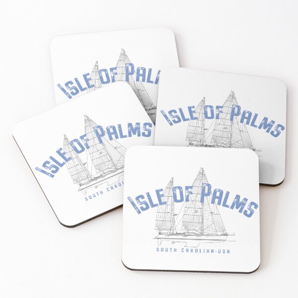 Item preview, Isle of Palms South Carolina Nautical Sailboat Design designed and sold by Futurebeachbum.